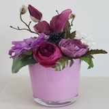 Decoratie roze 20 cm